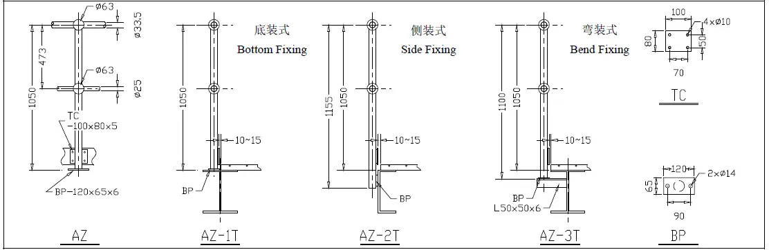 轻型立柱AZ详图